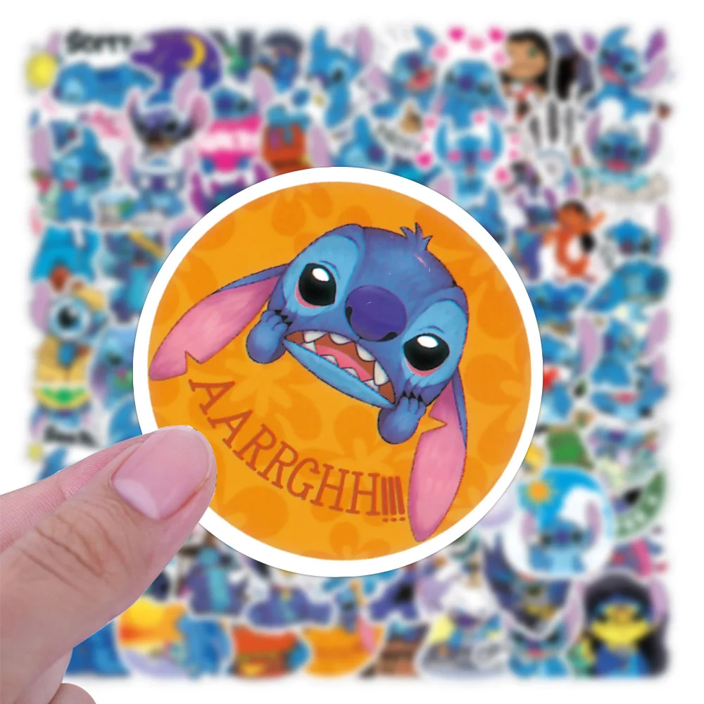 10/30/50PCS Disney Kawaii Lilo & Stitch Stickers for Phone Case