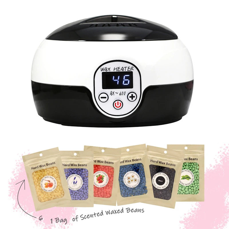 

BJI Wax Dipping Pot Wax Wamer Wax Heater Hair Removal Machine LED Digital Display Depilation Kit Wax-melt Epilator Whole Body