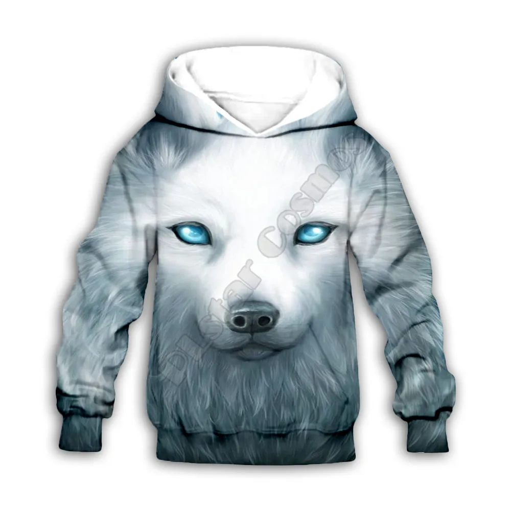 

Wolf 3d printed Hoodies family suit tshirt zipper Pullover Kids Suit Funny Sweatshirt Tracksuit/Pant Shorts 02