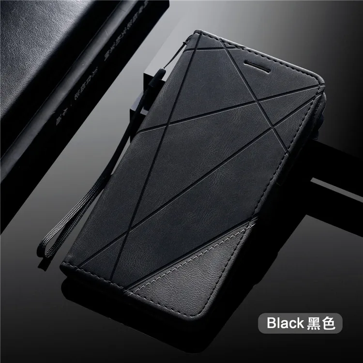 Luxury Magnetic Flip Leather Wallet Case with Holder Stand Cover