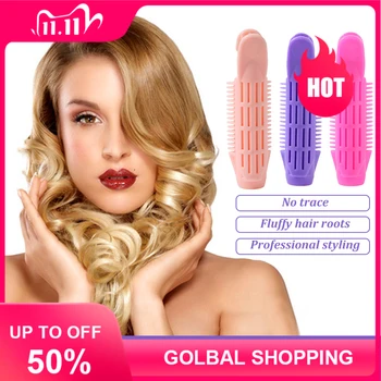 

2PC Magic Hair Care Rollers Hair Roots Natural Fluffy Hair Clip Sleeping No Heat Plastic Hair Curler Twist Hair Styling Diy Tool