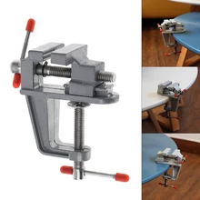 Mini Aluminum Alloy DIY Jaw Bench Clamp Drill Press Vice Micro Clip for Clamping Table / Water Pumps