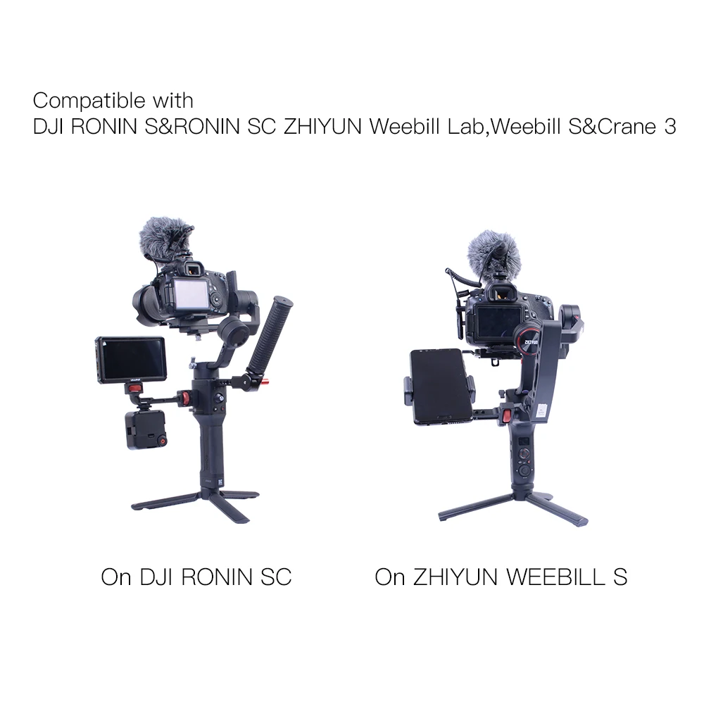 GROOT ZHIYUN WEEBILL S/LAB Crane 3 DJI RONIN S/SC вращающийся кронштейн для монитора светодиодный светильник