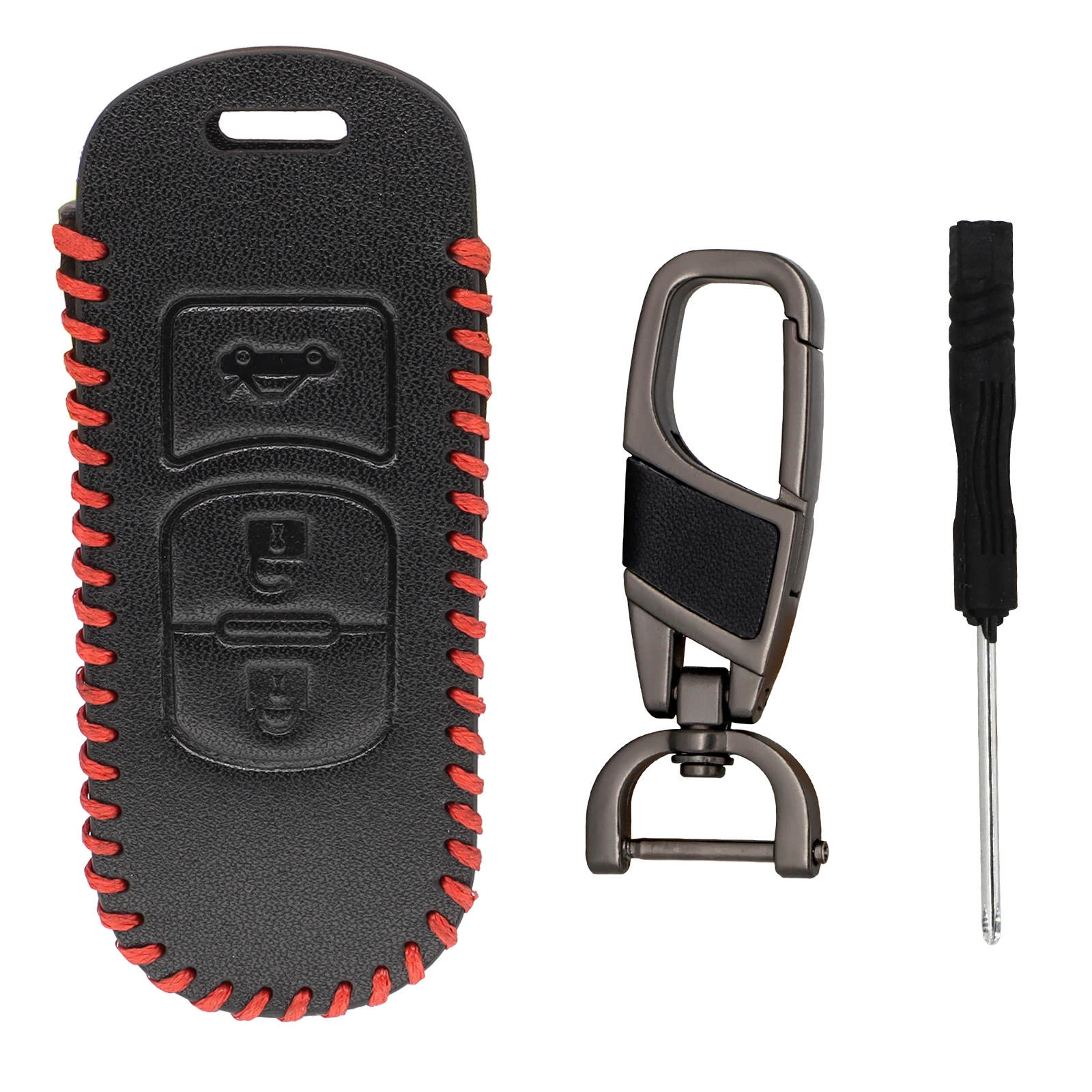 Cover chiave telecomando per MAZDA 2 3 5 6 CX-5 CX-7 Miata MX5 Shell Jacket Protector - H70d7b6142a704bcbabcc9bfc6316bd88d