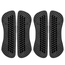 2 пары массажных антиблистеров, защита ног, накладки на пятку, стелька, нескользящая вставка, самоклеющиеся аксессуары, мягкий силиконовый задник