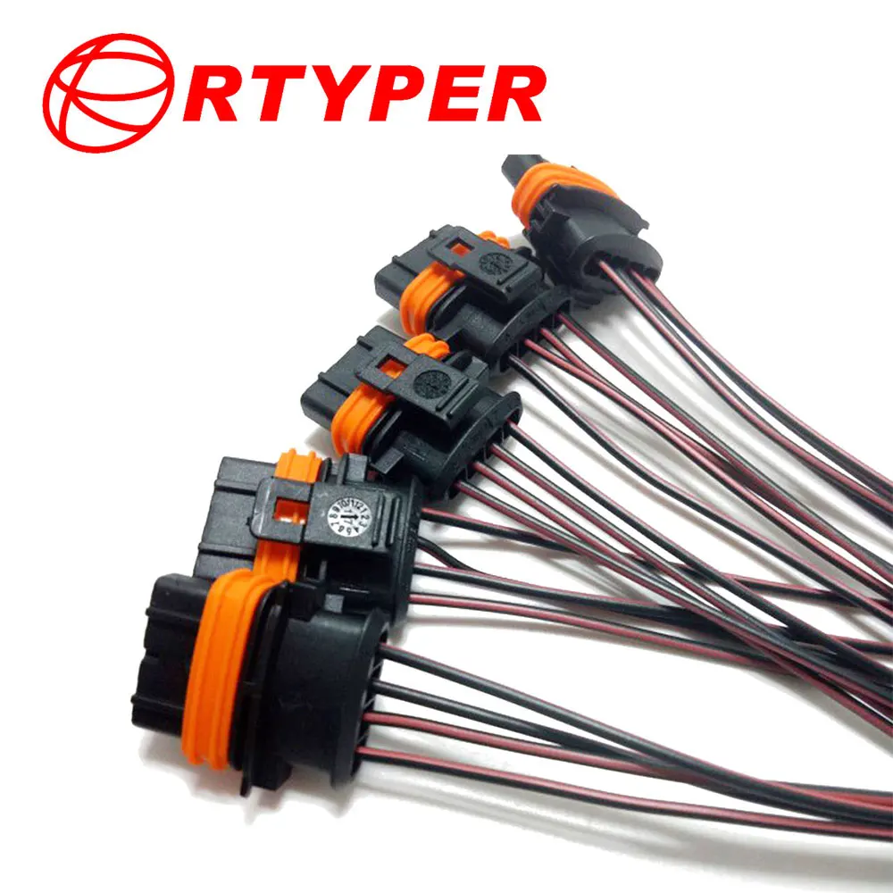 

1pcs 4 Way Ignition Coil Wire 1928404745 Harness Connector Pa66 For Volvo S60 S70 S80 Xc90