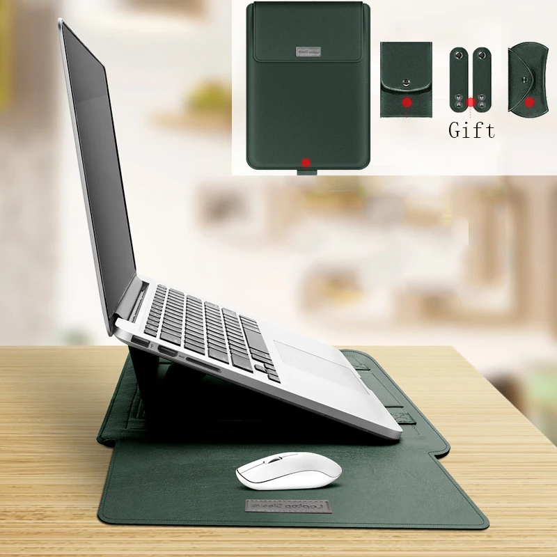 Складная сумка из искусственной кожи для Macbook Pro 13 15 Air 11 чехол 6 дюйма защитный McBook