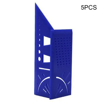 

5Pcs Woodworking Gauge Ruler 3D Mitre Angle Measuring Gauge Square Size Measure Tool 90 Degree Measuring Range 0-150mm