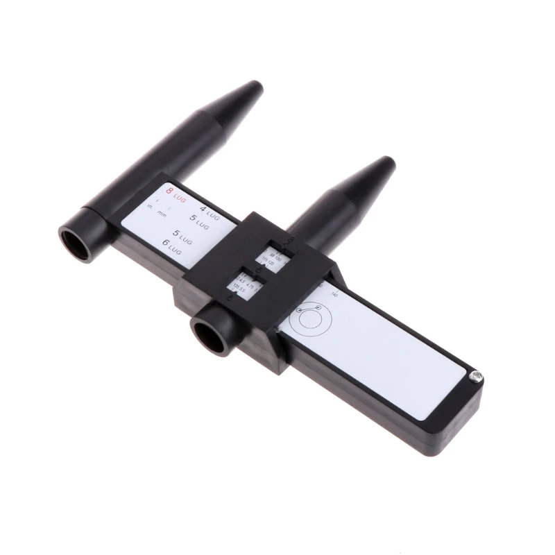 

4 5 6 8 Holes Lug Wheel Bolt Pattern Gauge Quick Measuring Measurement Hand Tool