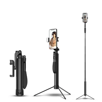 

Monopod Tripod Gimbal Stabilizer Multifunction 4 in 1 Extendable Selfie Stick For Phone Xiaomi Huawei Iphone Video Vlog Live