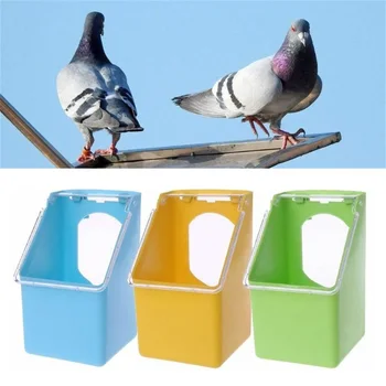 

Plastic Pigeons Water Feeder Parrot Hanging Drinker Pot Bird Cage Water Dispenser Food Container Budgie Cockatiel Pet Supplies