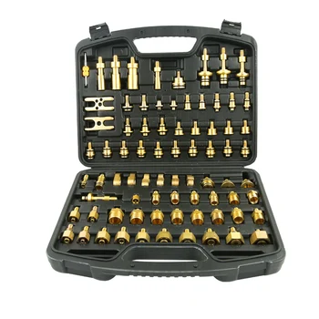 

77pcs Car Air Conditioning Leak Detection Tools Leak testing Connector Repair Kit for EU US Car