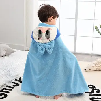 

Hooded Bathrobe Baby Hooded Bath Towel Character kids bath robe Infant beach towels Comfortable Soft Cartoon Animal modeling