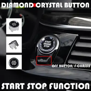 

Car Styling ENGINE START STOP Switch Button Sticker For BMW 1 2 3 4 5 6 7 Series F20 F21 F22 F23 F30 F34 F10 F18 F12 F07 F01 F02