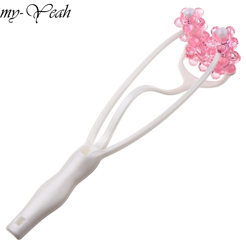 

2 in 1 Flower Shape Slimming Face Chin Massage Device Anti Wrinkle Face Lifting Firming Skin Care Face Up Beauty Roller Tool