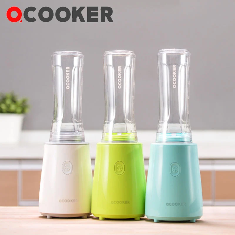 Портативная соковыжималка Qcooker миниатюрная мешалка для фруктов и овощей