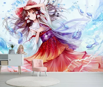 

[Self-Adhesive] 3D Touhou Project 276 Japan Anime Wall Paper mural Wall Print Decal Wall Murals Belly