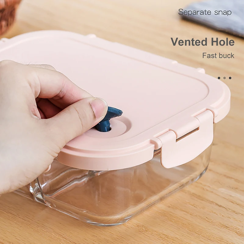 ONEUP новый стеклянный изолированный Ланч бокс с отсеками герметичный Бенто