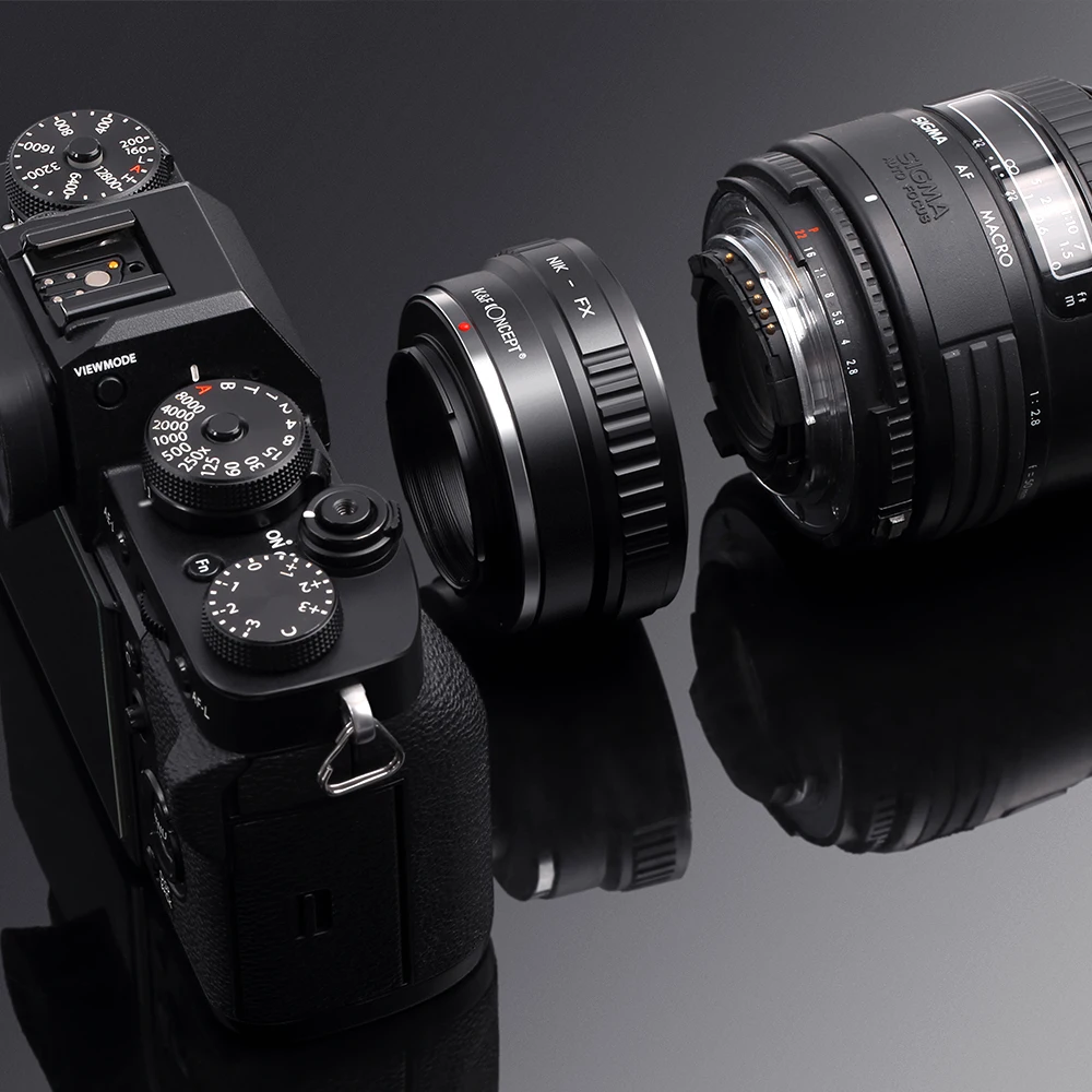 Concept-adaptador para Câmera Anel Adaptador para Nikon ai af para Fujifilm Fuji fx X-series k & f - Image 5
