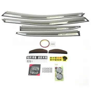 

parasol coche 4Pcs Car Vent Shade Window Visor Rain Deflector for Toyota Camry 2018 car accessories