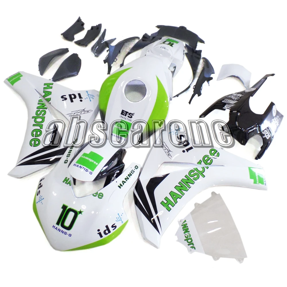 Полные Обтекатели для Honda CBR1000RR 2008 2010 2011 CBR 1000RR 08 10 11 инъекции ABS пластик мотоцикл белый зеленый № 10