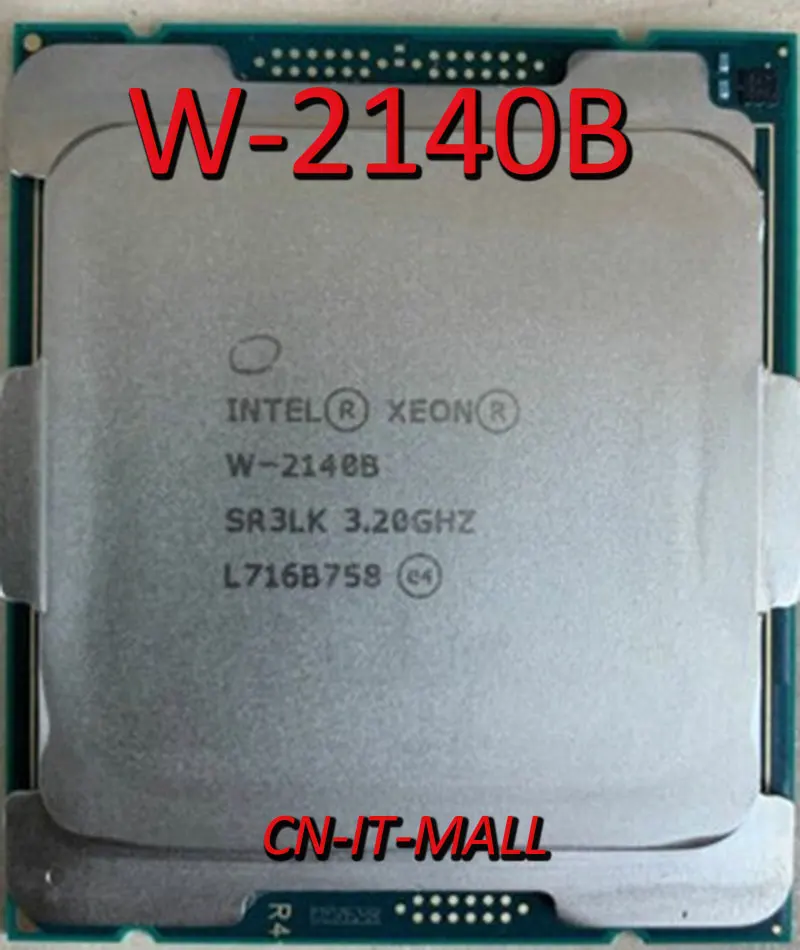 Вытянутый Xeon W 2140B ЦП 3 2 ГГц 8 ядер 16 потоков LGA2066 процессор|Компьютерные кабели и