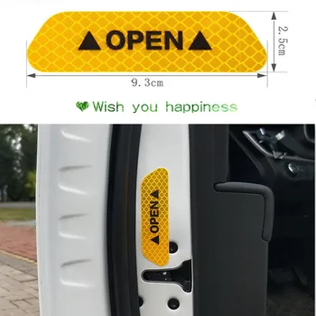 

2020 New Car Stickers Safety Warning Reflective Tape for prado 150 kia sportage 2019 ford fusion toyota corolla e150 octavia a7