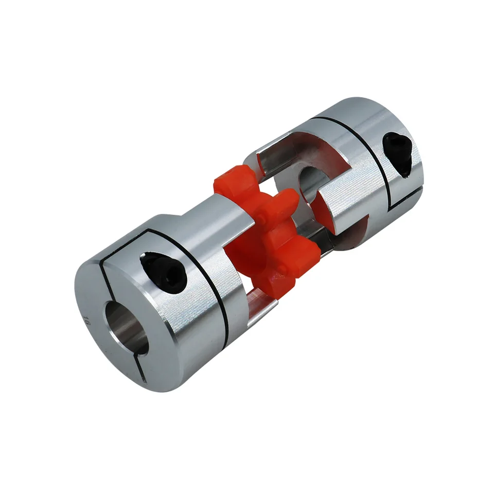 15mm To 20mm Plum Flexible Shaft Coupling, Diameter 40mm Length 66mm Aluminium Motor Connector Flexible Spider Coupler For 3D Printer CNC Machine Servo Stepped Motor