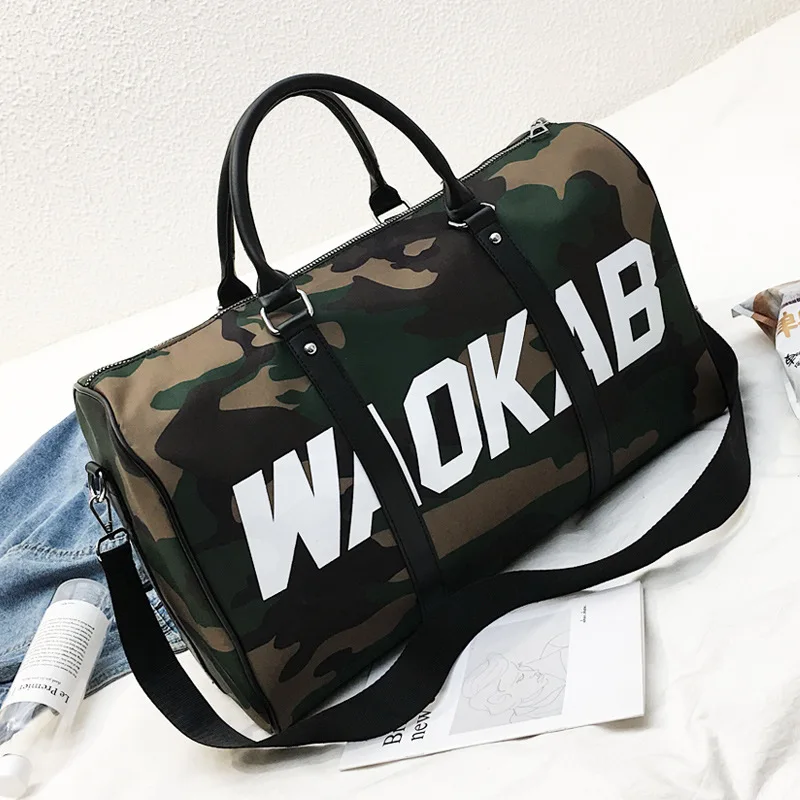 

Men's Hand Business chu cha bao Camouflage Travel Bag Women's Luggage Bag Large Capacity Shoulder Bag a Generation of Fat