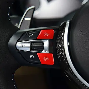 

1Set Car Steering Wheel M1 M2 Mode Button for B-MW M Sport X5 X6 F15 2013-2018