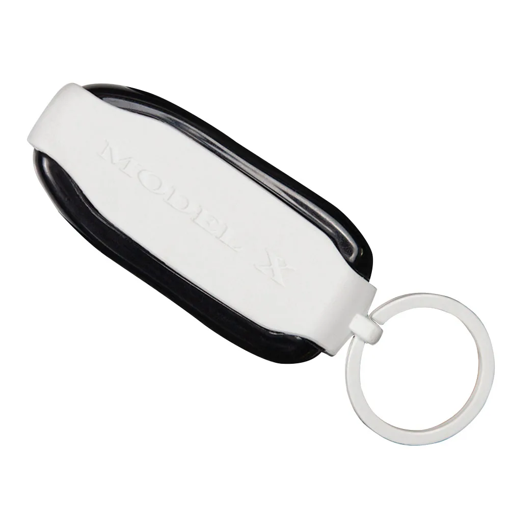 

Accessories Protective Anti Scratch Silicone Key Fob Cover Dustproof With Ring Portable Soft Car Practical For Tesla Model 3 S X