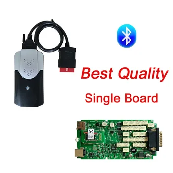 

DHL free VD DS150E CDP quality A+ Single Green PCB with bluetooth 2016r0 scan for delphis obd2 obdii cars trucks diagnostic tool