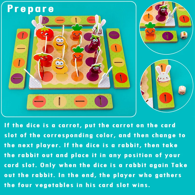 Logical Thinking Board Games Children Interactive Toys Double-sided Chess Board Family Party Fun Games Educational Wooden Toys