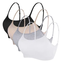 Удобный мини-Бюстгальтер на бретелях, сексуальный бюстгальтер с низкой поддержкой, бюстгальтер на бретелях, бесшовный бюстгальтер с бретельками для женщин и девушек