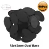 MB875 20pcs/40pcs/80pcs Oval Bases 75X42mm Oval Base Plastic Bases For Miniature Wargames Table Games  1