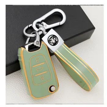 TPU Car Key Case Cover Shell Fob per KIA Rio 3 Soul Optima Ceed K2 K5 Cerato Sportage per Hyundai Elantra Accent i20 i30 ix35 - TPU Car Key Case Cover Shell Fob per KIA Rio 3 Soul Optima Ceed K2