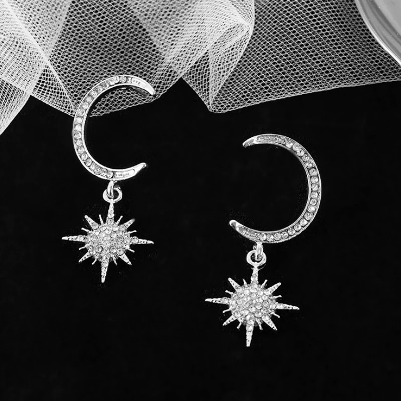 Legenstar новые модные серьги Чеканные для женщин золотого цвета Meatal Jewelry сплав в виде колец геометрической формы массивные серьги - Окраска металла: silver 3