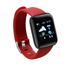 

FOR 116Plus Color Smart Screen Band 1.3 Inch Large Display Smart Watch Band Wristband Blood Oxygen Heart Rate Bracelet Pedometer