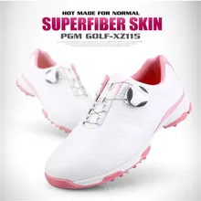 PGM обувь для гольфа женские водонепроницаемые спортивные кроссовки ручки в виде ботинка обувь с пряжкой дышащие Нескользящие кроссовки с сетчатой подкладкой для отдыха