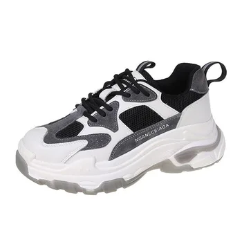 

Women's Hiking Shoes Ladies Lightweight Non-slip Wear-resistant Running Shoes Student Autumn White Mesh Breathable Casual Shoes