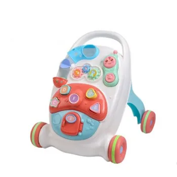 

Baby toddler walker anti-o-leg multi-function anti-rollover boy baby girl toddler can sit folding learner