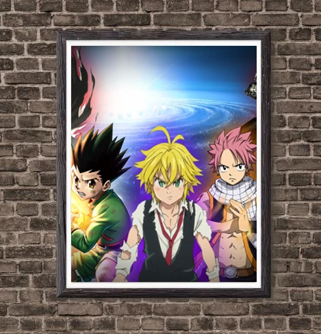 Naruto Poster Tapisserie Murale Accrochage Meubles Décoration Chambre  Décoration Style Peinture 8