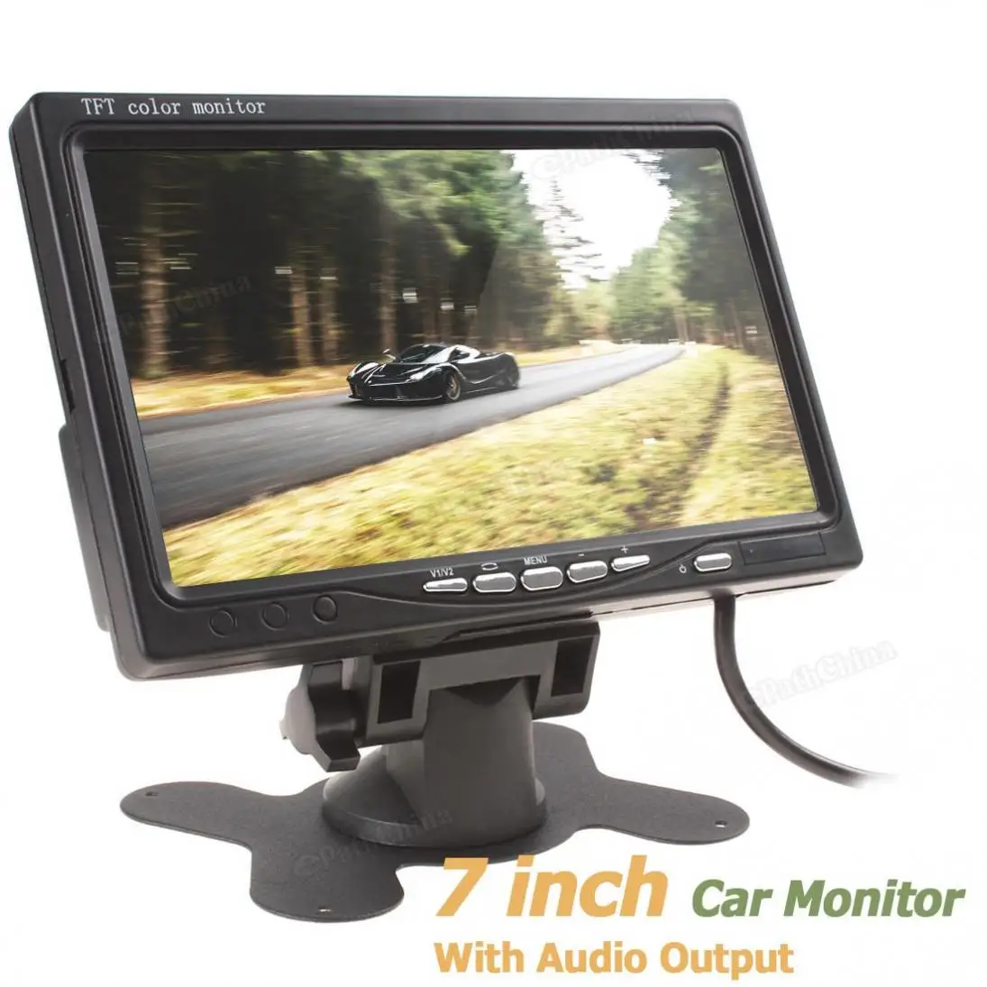 

800 x 480 7 Inch Color TFT LCD Screen Car Rear View Monitor with Audio Output New
