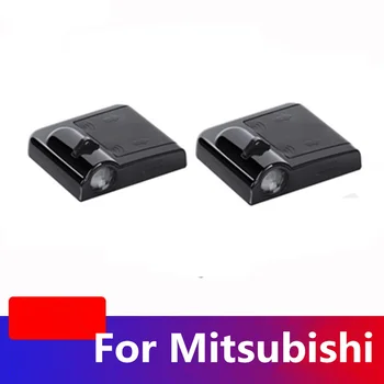 

2X LED Car Door Welcome Light Laser projector Logo Door Light For Mitsubishi ASX Outlander Mirage G4 lancer GT L200 3000 Eclipse