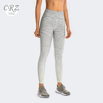 

CRZ YOGA Women's Buttery Soft Full-Length Yoga Athletic Leggings Naked Feeling High Waisted Workout Pants -28 Inches