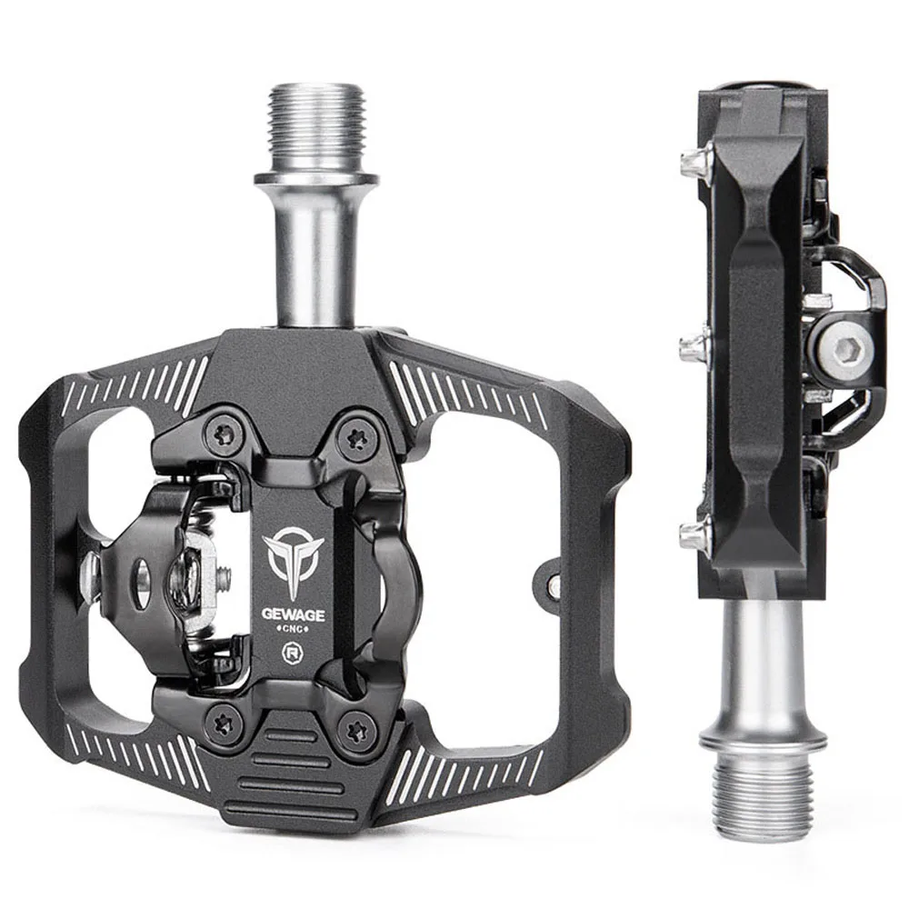 Cycling Bike Pedal SPD Riding Mountain Bikes Clipless Pedals Aluminum Alloy Bicycle Dual Platform Accessories | Спорт и развлечения