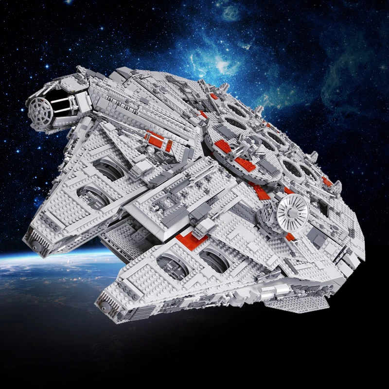 Звездные игрушки Wars Millennium 75257 Falcon Ultimate 75212 10179 строительные блоки Звездный Корабль