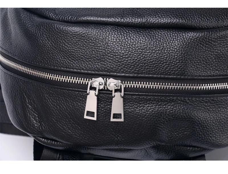 Модный мужской рюкзак, сумка на плечо из мягкой кожи, Мужская кожаная сумка для путешествий, большая вместительность, простая сумка для компьютера, школьная сумка