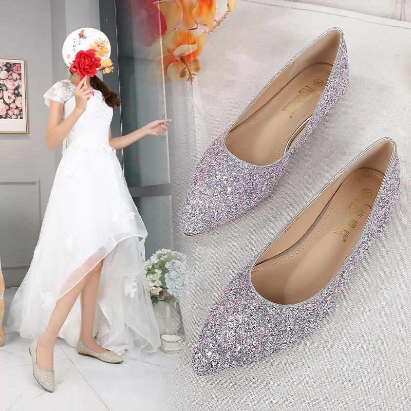 

White Marriage Shoes Flat Marriage Shoes Low Heel Bridal Shoes Wedding Shoes Wedding Shoes Women's Bridesmaid Shoes Wedding Shoe