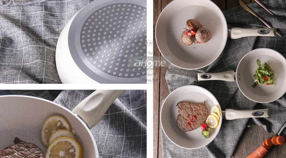 Многофункциональный утолщенный антипригарный сковорода жареный стейк блинница жареные сковородки для яиц кухня бездымный кухонная посуда алюминиевый сплав выпечка сковорода